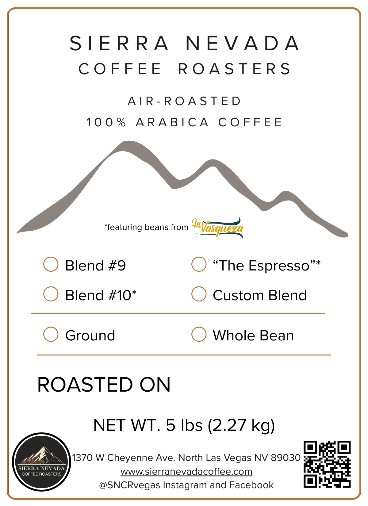 The Espresso Blend Coffee (5LB)